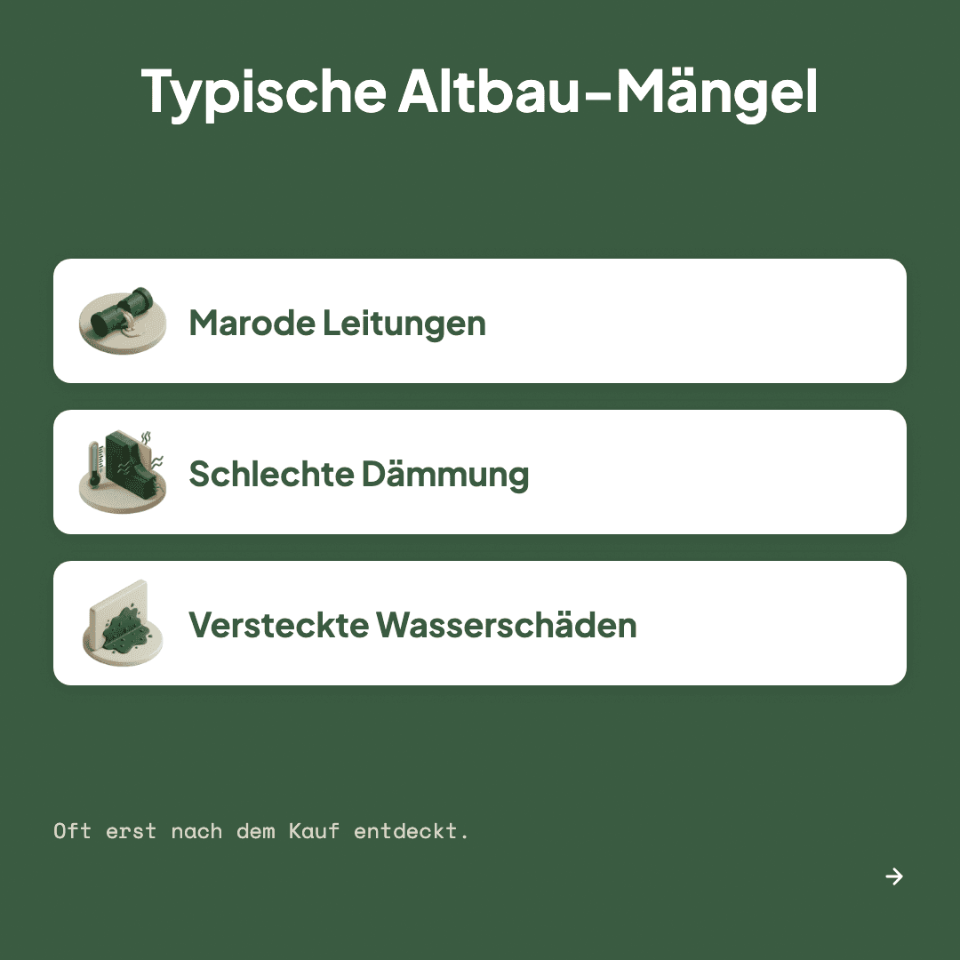 Altbau-Probleme beim Hauskauf – Slide 2