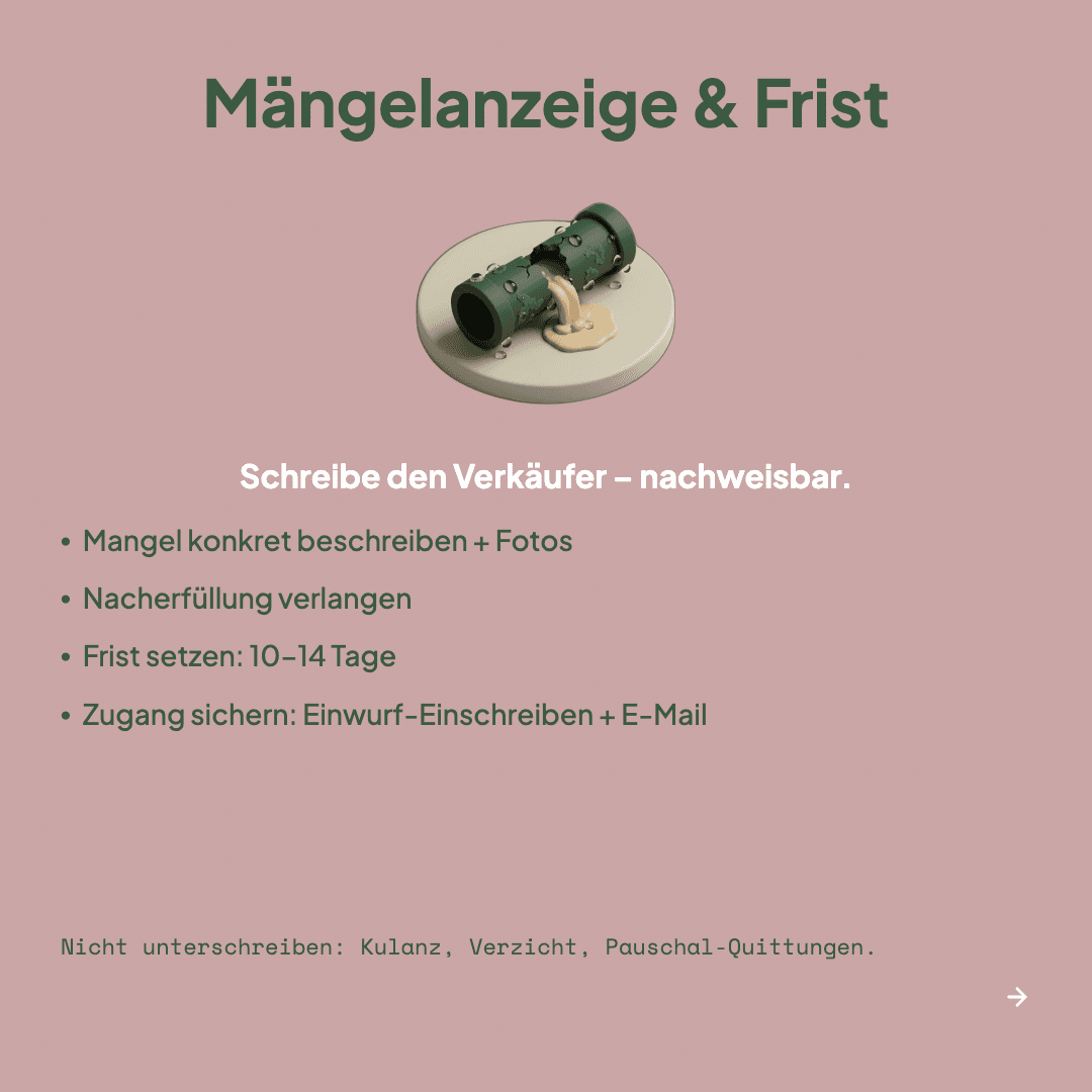 Feuchtigkeit nach dem Hauskauf – Slide 3