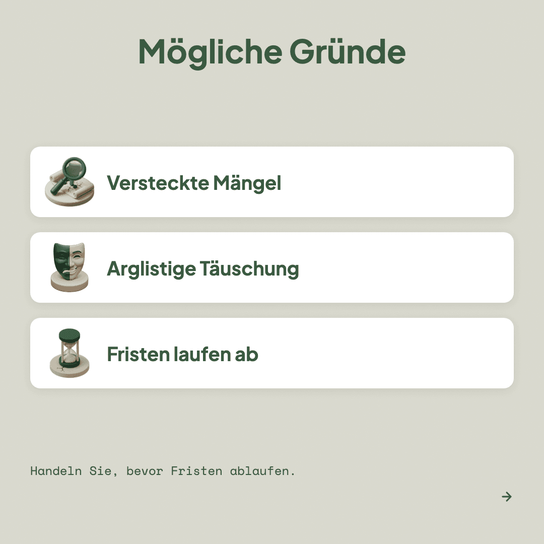 Rücktritt vom Hausverkauf – Slide 2